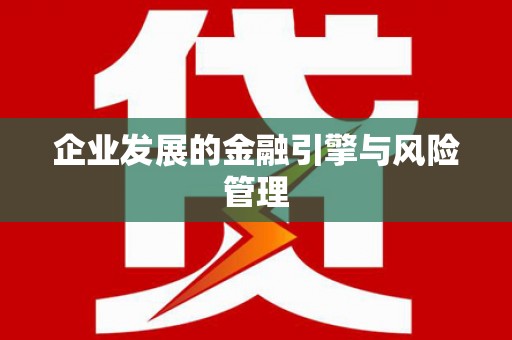 麻山企业发展的金融引擎与风险管理