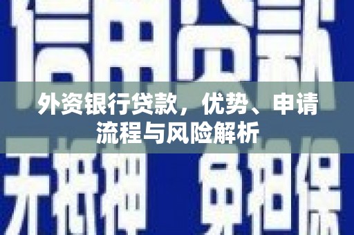 赫山外资银行贷款，优势、申请流程与风险解析