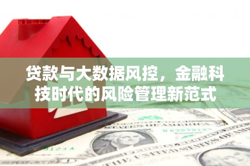 黔东南贷款与大数据风控，金融科技时代的风险管理新范式