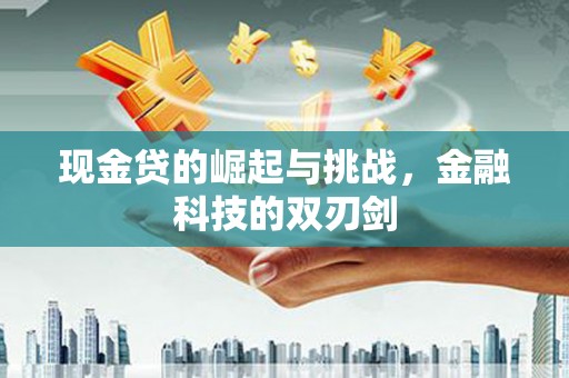 荥阳现金贷的崛起与挑战，金融科技的双刃剑