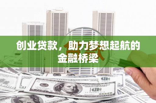 青河创业贷款，助力梦想起航的金融桥梁