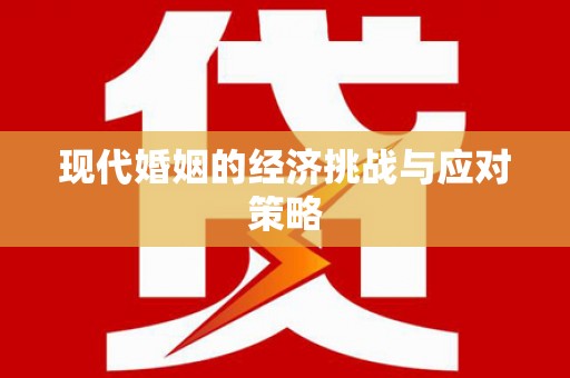 市中区现代婚姻的经济挑战与应对策略