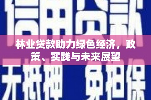 光明新区林业贷款助力绿色经济，政策、实践与未来展望
