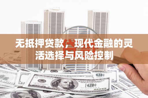 会宁无抵押贷款，现代金融的灵活选择与风险控制